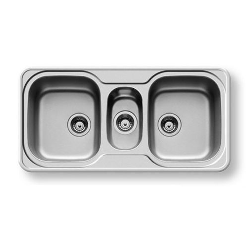 Νεροχύτης Λείος Ένθετος Pyramis Space Mini (96χ48)